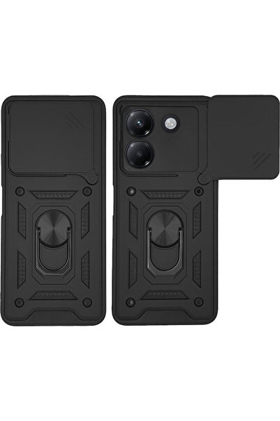 Other Θήκη Ring Armor Campro Sonique Xiaomi Poco M7 Pro 5G Μαύρο