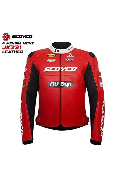 Scoyco JK331 -4 MEVSİM DERİ MONT