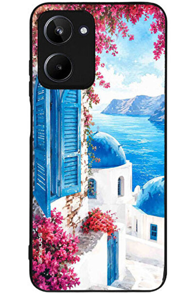 Other Σονίκ Σειρά Μούζα Ελληνικών Νησιών Θήκη Realme 10 4G Σαντορίνη Ανοιχτό ...
