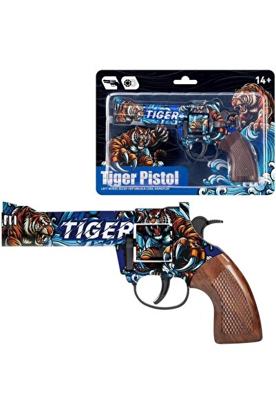 Trifox Revolver metalic Tiger Pistol cu capse, 8 focuri