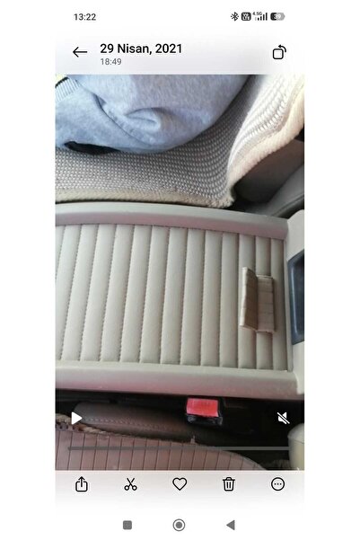 Yerli Renault Scenic S2 Toprak Bej Rengi Orta Konsol Sürgüsü