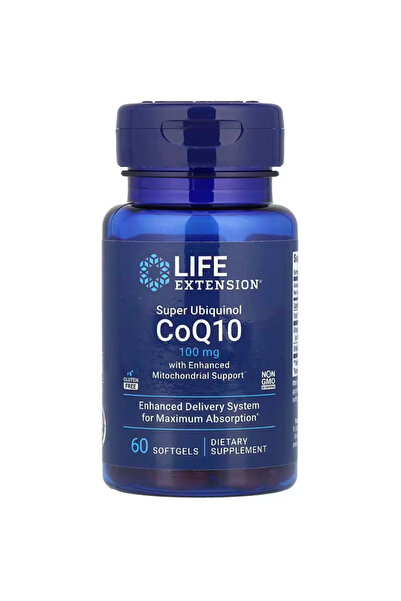 Life Extension Super Ubiquinol CoQ10 with Enhanced Mitochondrial Support, Pot...