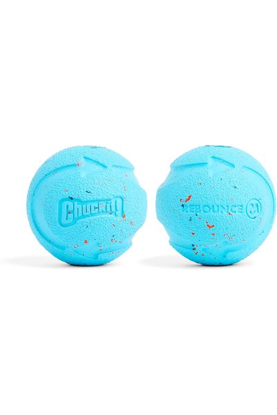 Chuckit ! Rebound Ball Eco-Friendly Dog Play Ball 2-Pack (Medium Size)