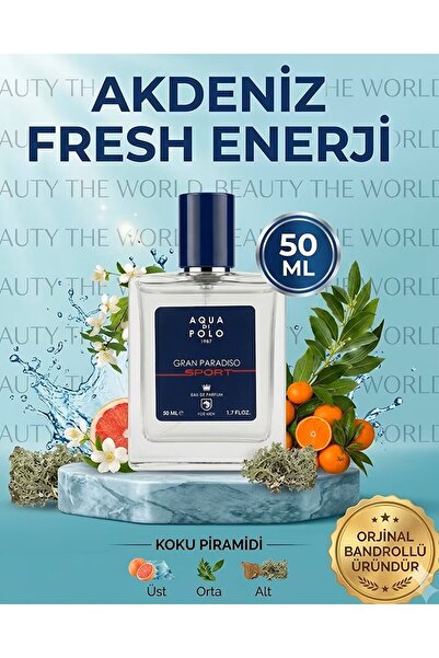Aqua Di Polo 1987 Özel Seri Paradiso Sport 50 ml