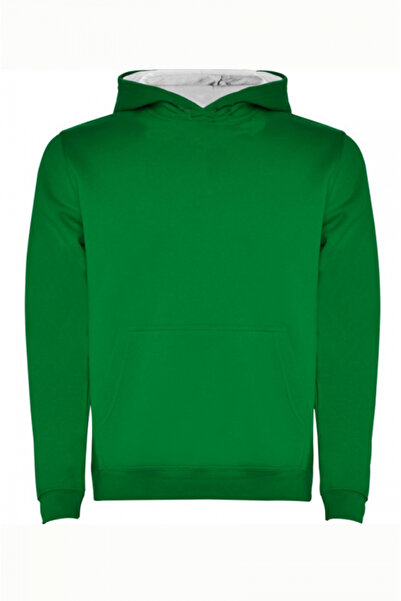 ROLY Hanorac urban pentru copii, verde Kelly/alb
