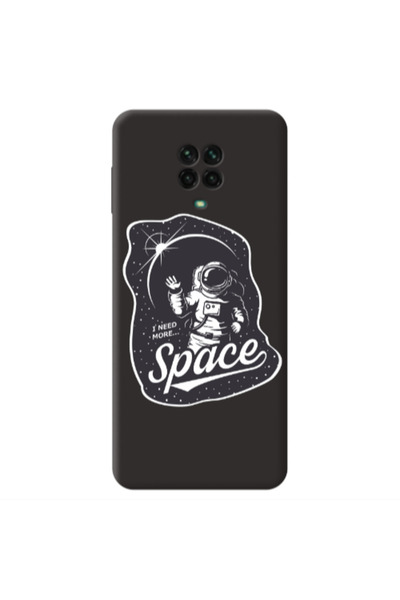 Other Xiaomi Redmi Note 9 Pro I need more spacee Black Colored Silicone TPU Θήκη