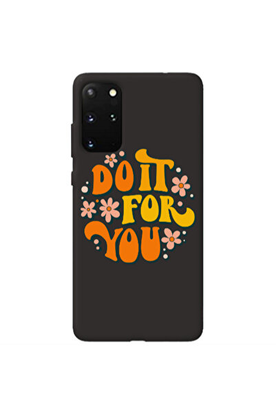 Other Samsung S20 Plus Do it For You Black Colored Silicone TPU Θήκη