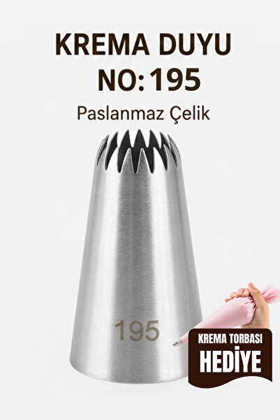 VAN VLECK Paslanmaz Çelik Krema Duyu No: 195 – Pasta, Cupcake ve Tatlı Süslem...