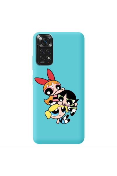 Other Xiaomi Redmi Note 11 4G Powerpuff Turquoise Colored Silicone TPU Θήκη