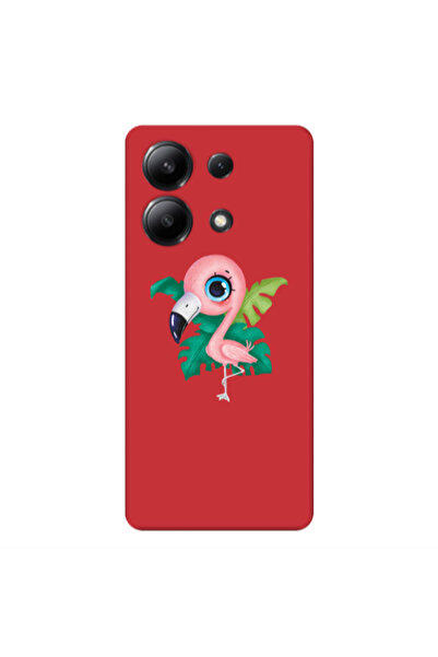 Other Xiaomi Redmi Note 13 4G Swan Red Colored Silicone TPU Θήκη