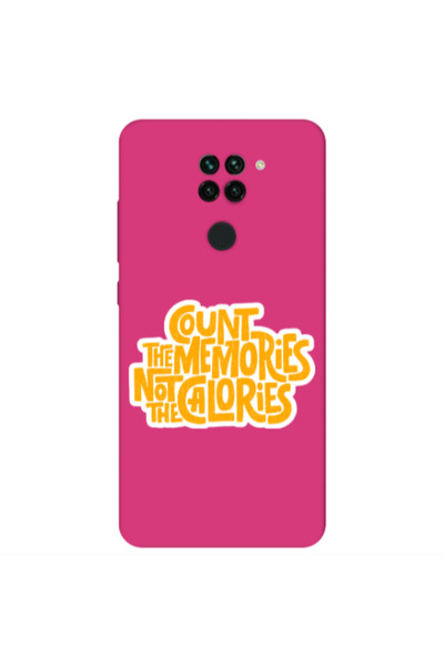 Other Xiaomi Redmi Note 9 Count the memories not the calories Fuchsia Colored...