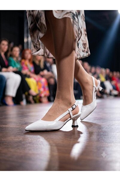 SEREL35SHOES Women's Short Block Heeled Shoes with Side Buckle New Season Hee...