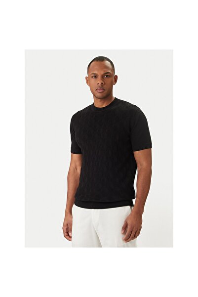 Karl Lagerfeld Pulover bărbătesc 655006-562301 Negru