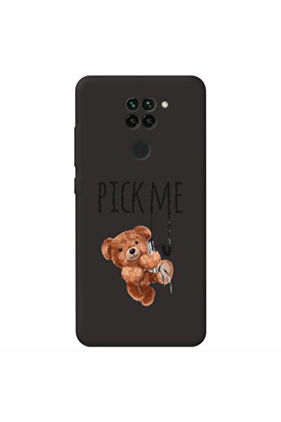 Other Xiaomi Redmi Note 9 Pick me Black Colored Silicone TPU Θήκη