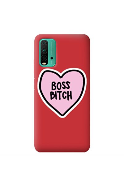 Other Xiaomi Poco M3 Boss Bitch Red Colored Silicone TPU Θήκη