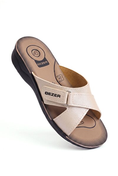 AlbiShoes Gezer 4 Point Anatomical Velcro Women's Slippers Balcony Garden Gue...