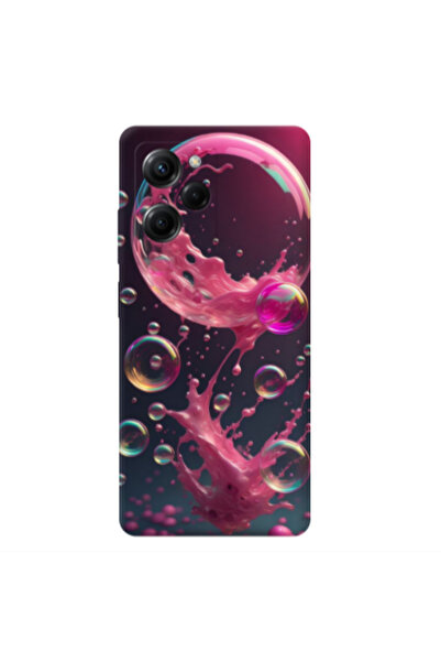 Other Xiaomi Poco X5 Pro Pink balloon Transparent Silicone TPU Θήκη