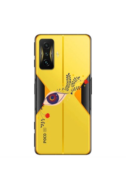 Other Xiaomi Poco F4 Gt Flower eye Transparent Silicone TPU Θήκη