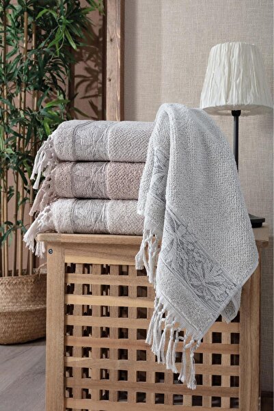Generic Brand Pupilla jacquard curl orchid hand-face towel 50x90cm 4-pack