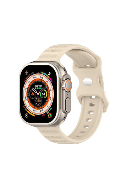 OEM Λουράκι Μπεζ (AppleWatch 42/44/45/49mm)