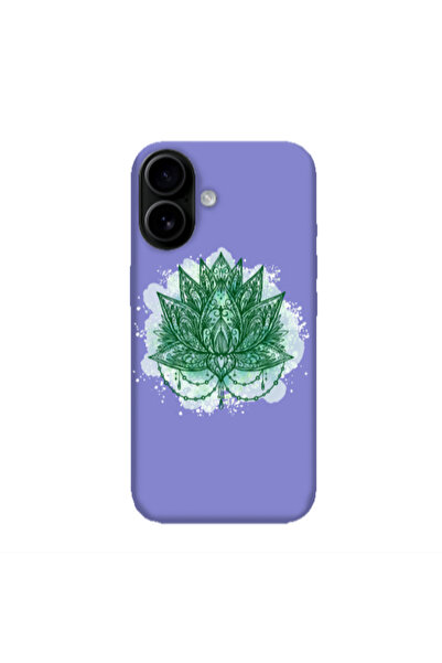 Other Apple Iphone 16 plus Witch leaf Purple Colored Silicone TPU Θήκη