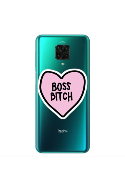 Other Xiaomi Redmi Note 9S Boss Bitch Transparent Silicone TPU Θήκη
