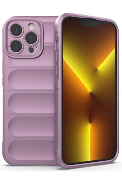 OEM Αντιχαρακτική Πίσω Θήκη Σιλικόνης Μωβ (iPhone 13 Pro Max) Κωδικός: 01IPH4173
