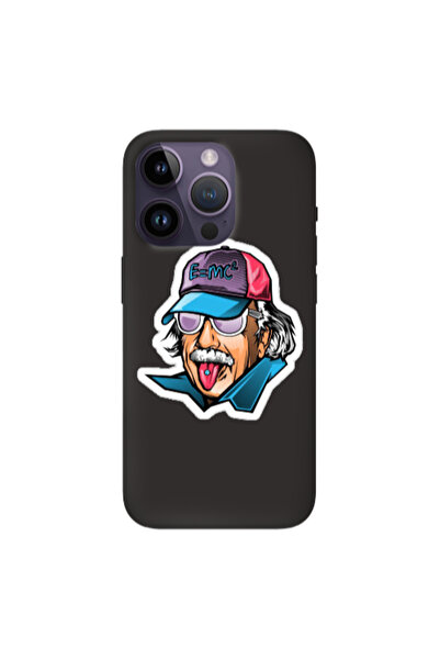 Other Apple iPhone 14 Pro Max Einstein Black Colored Silicone TPU Θήκη