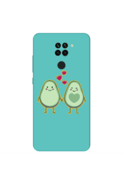 Other Xiaomi Redmi Note 9 Avocados Turquoise Colored Silicone TPU Θήκη