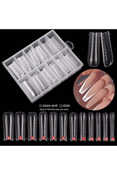 Zenorius Tips for Polygel, 12 sizes-120 pieces