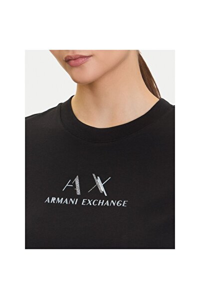 Armani Exchange Tricou de damă XW001345 AF16356 Negru