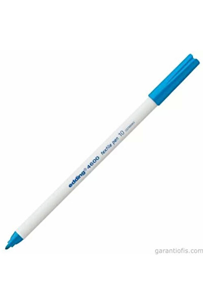 Edding 4600 Açık Mavi Kumaş Boyama Kalemi (T-Shirt/Tekstil Pen)