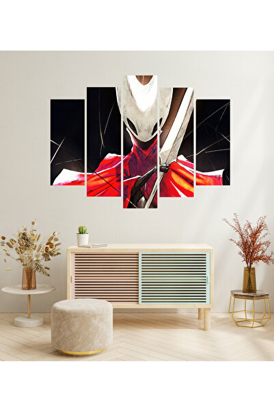 tablomaxtbx 5 Parça Hollow Knight Silksong Hornet Dekoratif MDF Tablo Seti Duvar