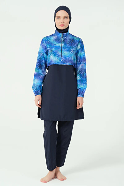 ALFASA Crop Look Hijab Swimsuit with Hat