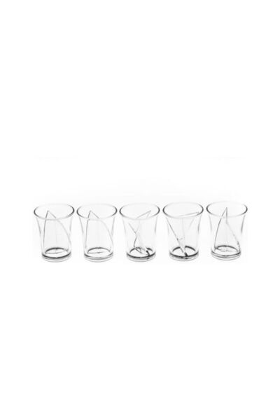 LOCO Σετ Ποτηράκια Σφηνάκια Twister Shots από Πλαστικό 60ml 5 τεμάχια