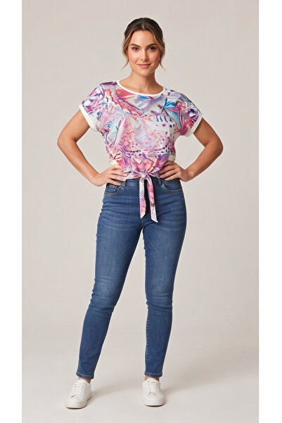 gökçesu Women's Relaxed Cut T-shirt