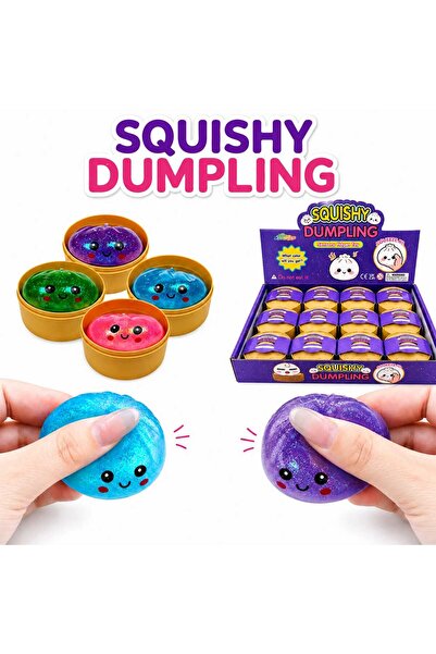 Generic Jucărie Antistres Squishy Dumpling Kawaii - Bilă Senzorială