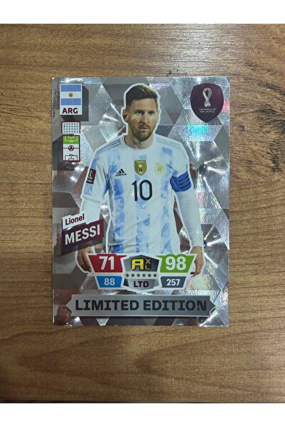 Panini FWC 2022 Katar Dünya Kupası Lionel Messi Argentina Limited Edition Kart