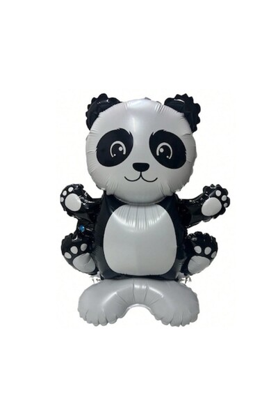 XGS Balon din folie cu suport, figurină Panda, 60 cm