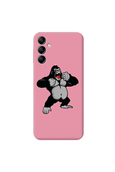 Other Samsung A24 Angry Gorilla2 Pink Colored Silicone TPU Θήκη