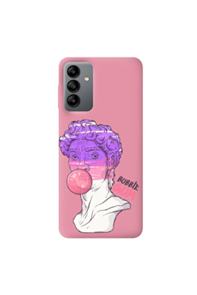 Other Samsung A04S Pin Bubble Pink Colored Silicone TPU Θήκη