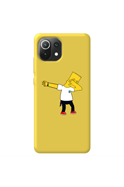 Other Xiaomi Mi 11 Lite Simpsons2 Yellow Colored Silicone TPU Θήκη