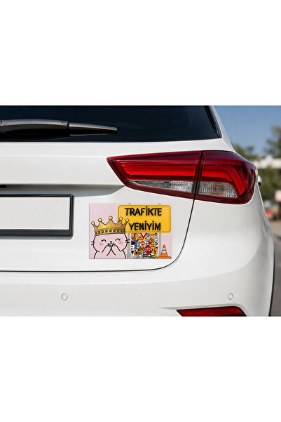 AUTO LUXURY I'M New in Traffic Car Magnet Magnetic Novice Driver Sticker Non-...
