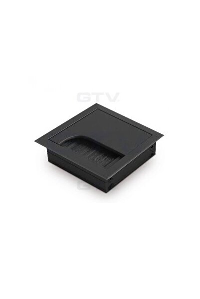 OEM Είσοδος καλωδίων 80x80 Μαύρο GTV με βούρτσα