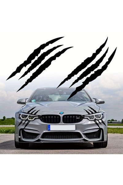 Avex Set de 2 autocolante tuning autoadezive  "Monster Scratches ", dimensiun...