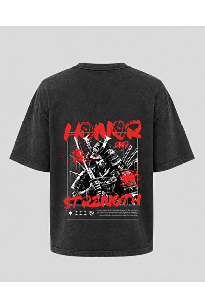 OPPPSSS تي شيرت مطبوع عليه تصميم جرافيك للثقافة اليابانية من Samurai Warrior،...