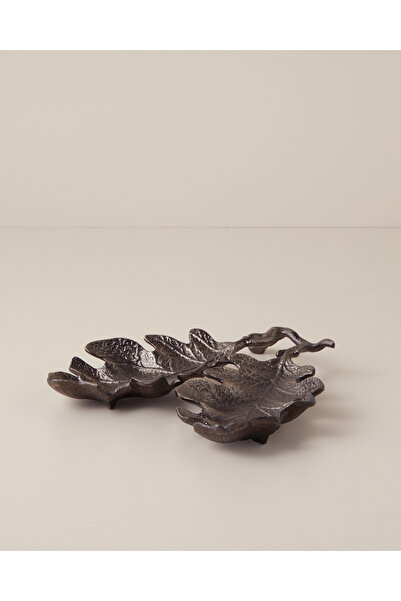English Home Alura Metal Dekoratif Kase 35,5x25x4 cm Bronz