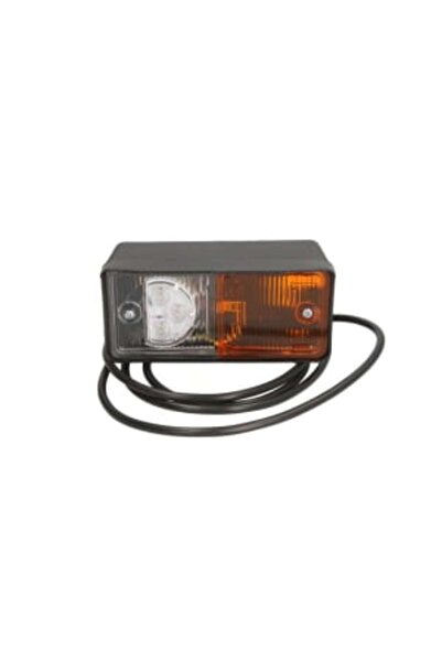 WAS Set de Lampi Indicatoare Stanga (culoare Sticla: Alb/Portocaliu Led/P21W ...