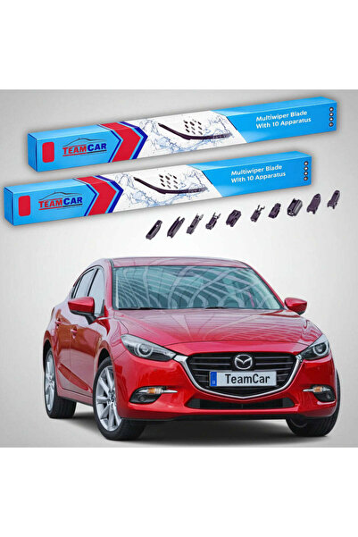 TEAMCAR Чистачки Мазда 3 БН Фейслифт 2016-2019 |   Преден комплект Flat Premi...