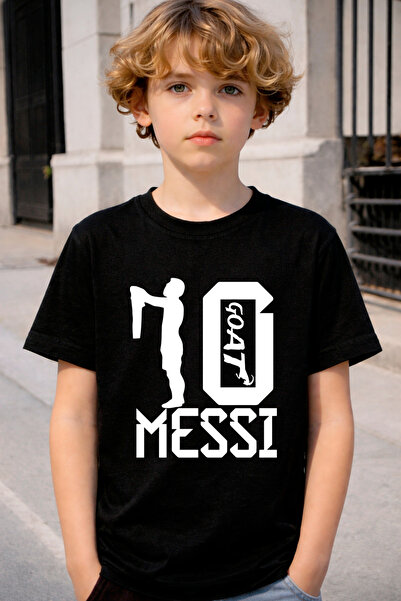 MAGORS Style-X LIONEL MESSI PRINTED CYCLING NECK KIDS AND YOUTH TSHIRT